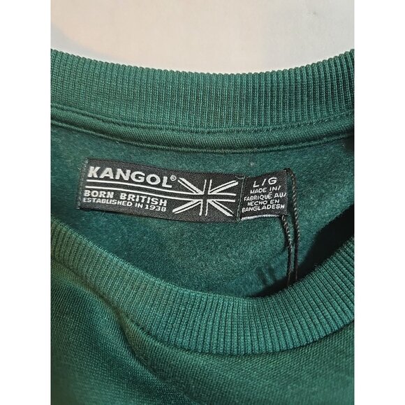 Kangol Men's Color Block Crewneck Pullover Sweatshirt Pockets Size L New - Picture 3 of 16